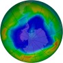 Antarctic Ozone 2011-09-08